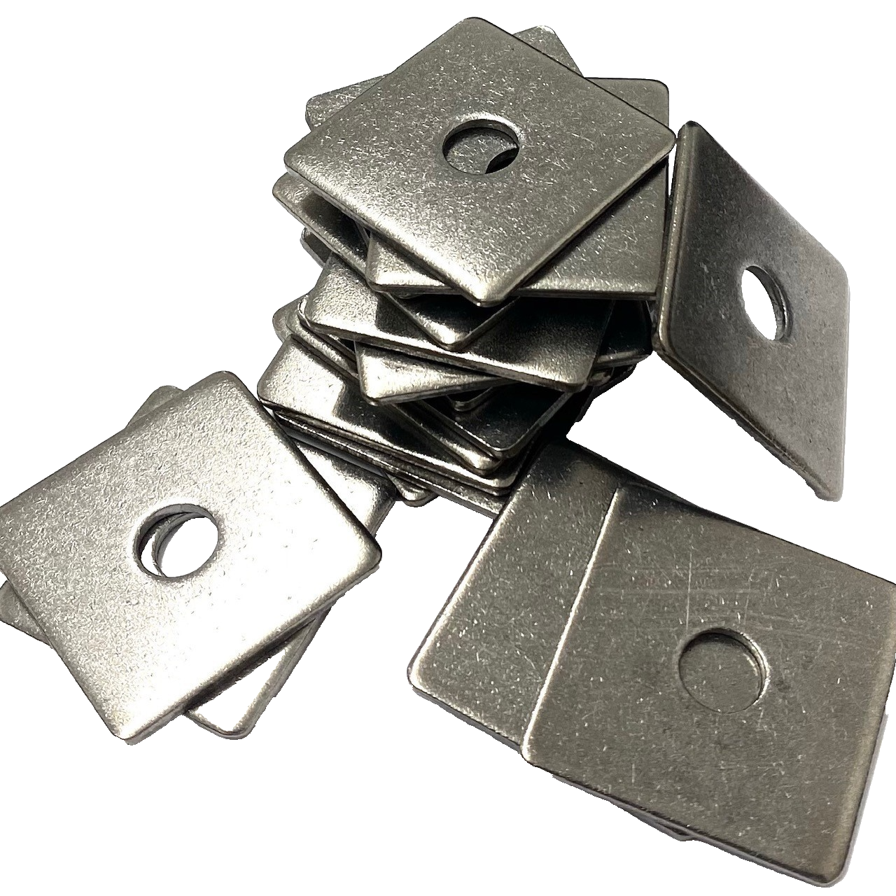 M8 x 50 x 3mm Square Plate Washer - Zinc Plated DIN 436 - Pack of 20