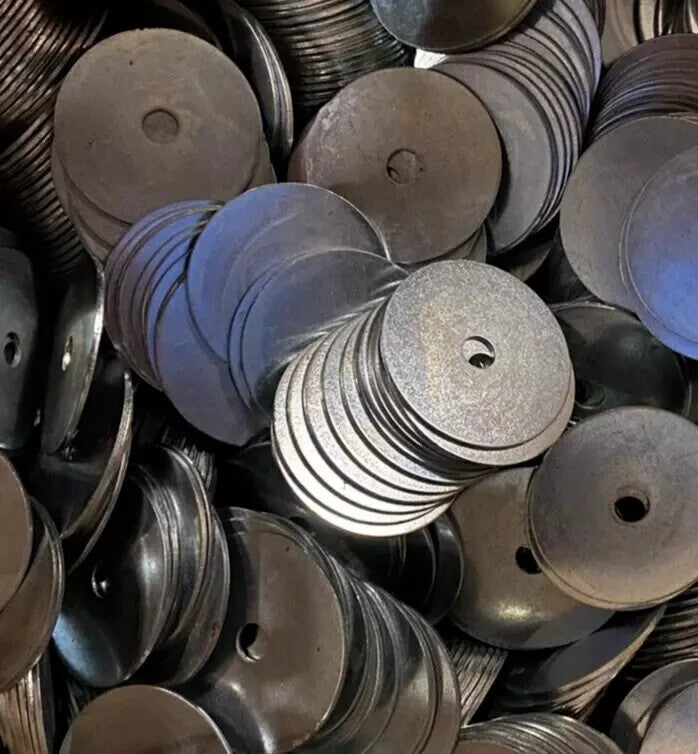 2kg of M6 x 50 Zinc Plated Penny Fender Large Diameter Washers (95 Pieces)