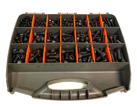 4.5kg Black 12.9 High Tensile Assorted Socket Cap Fastener Kit M6 M8 M10  DIN912