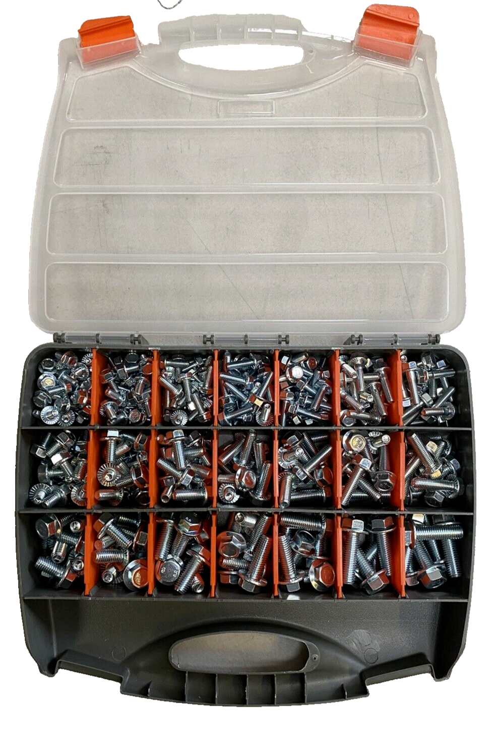 HUGE 5kg Assorted Zinc Flange Bolt Fastener Kit M6 M8 M10 - DIN6921 8.8 Tensile