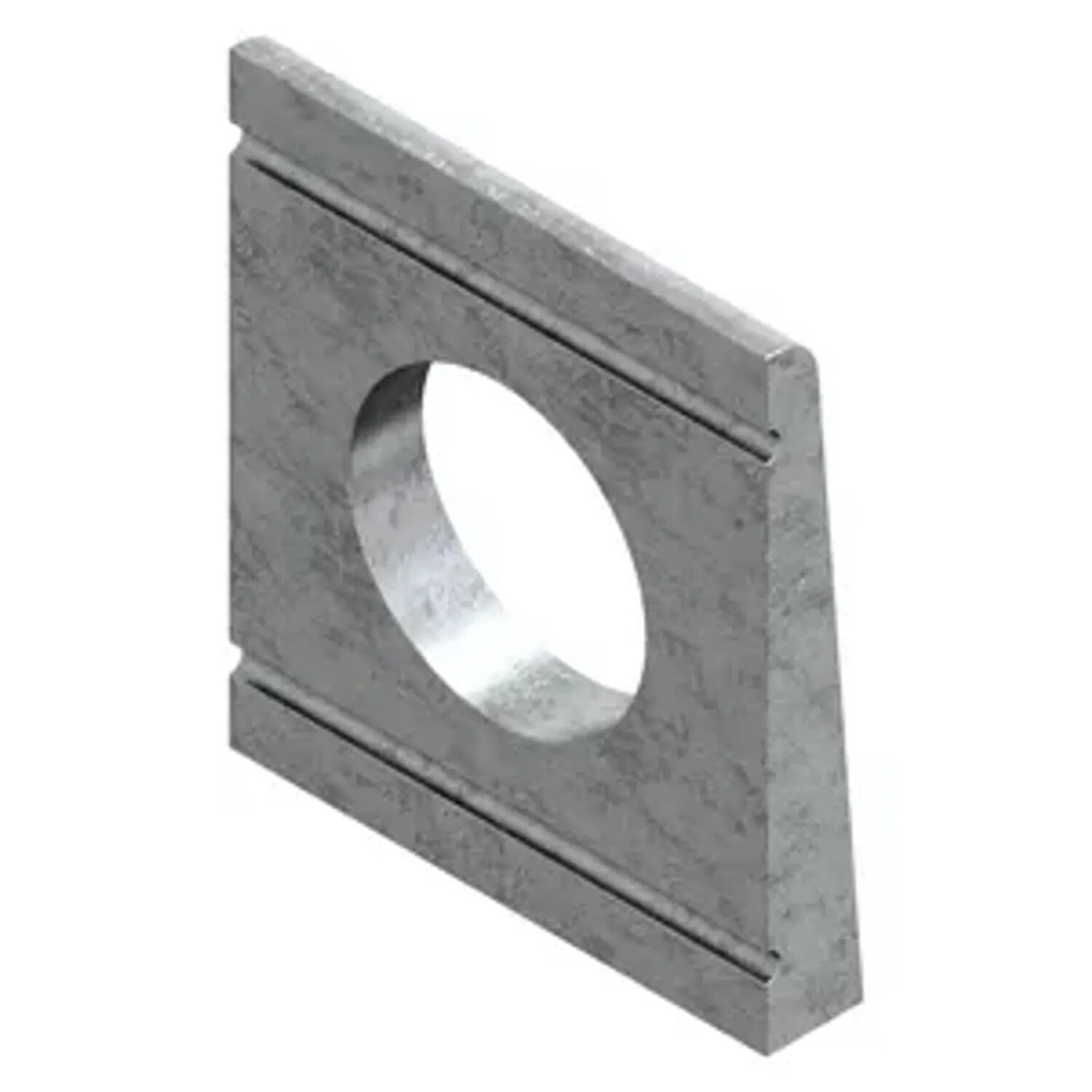 100 Pack M10 Square Taper Washers 8% for U-Sections DIN 434 Plain Steel 100 HV