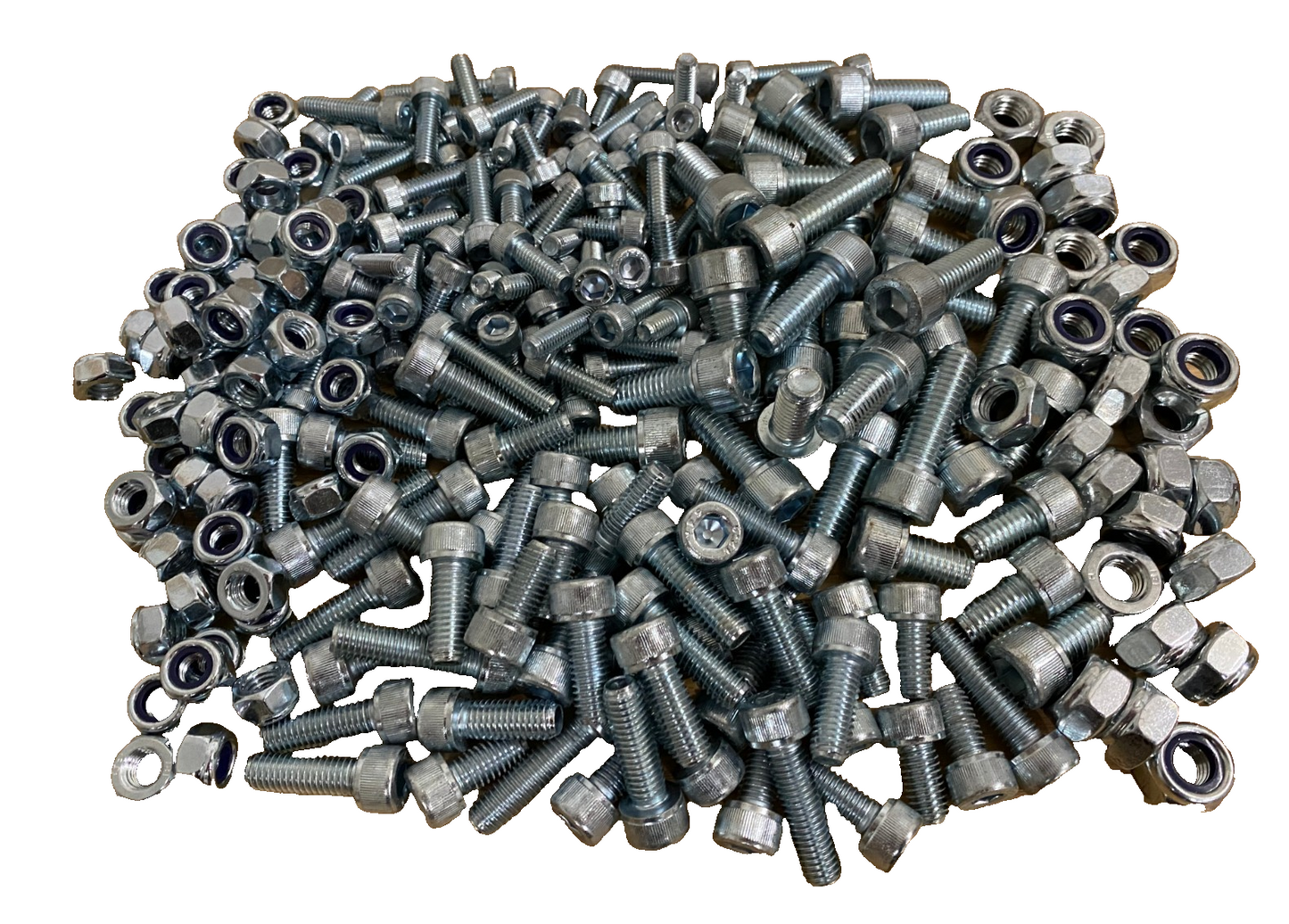 1.9kg Assorted High Tensile M6 M8 M10 Socket Cap Head Screw Bolts & Nyloc Nuts