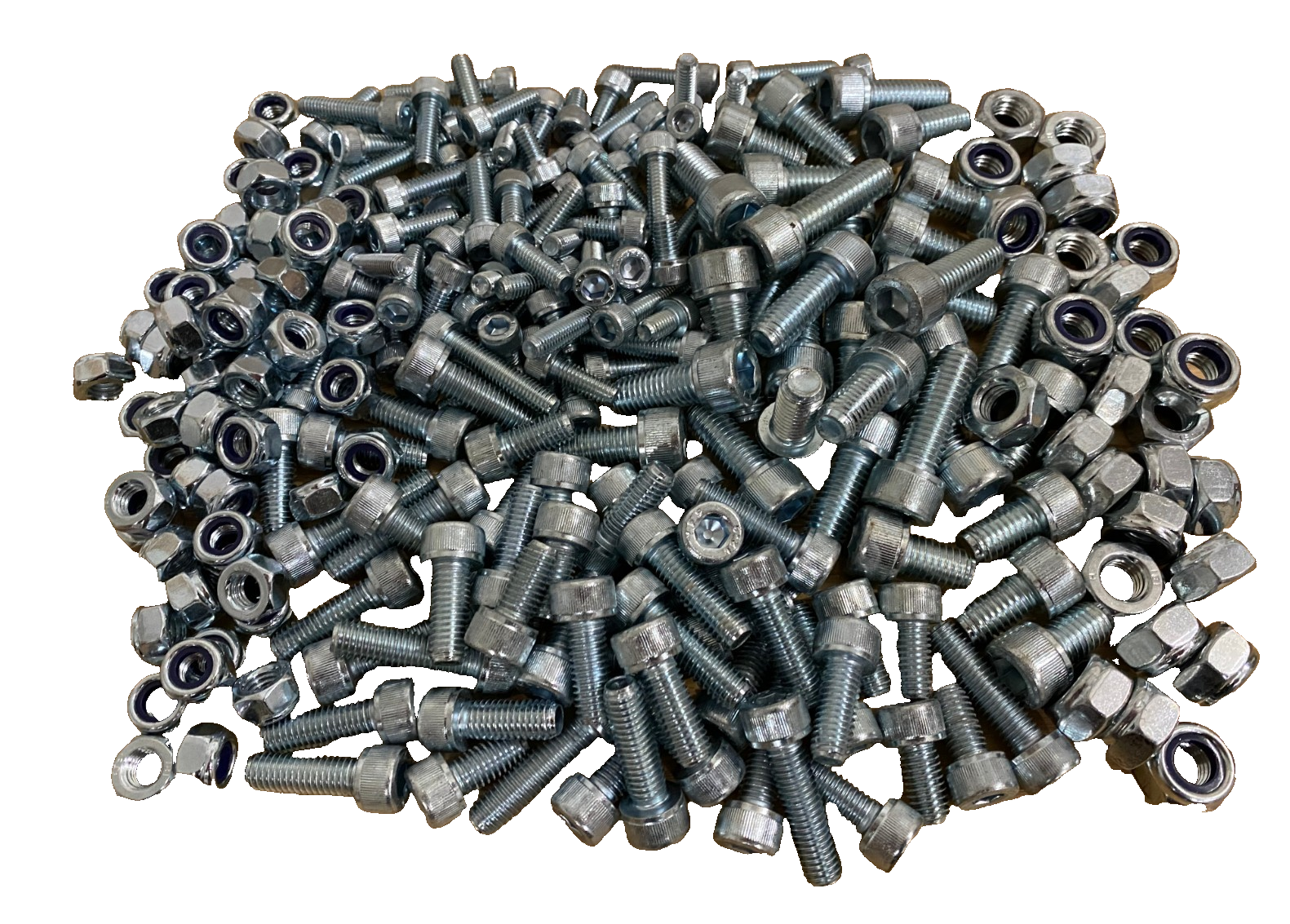 1.9kg Assorted High Tensile M6 M8 M10 Socket Cap Head Screw Bolts & Nyloc Nuts