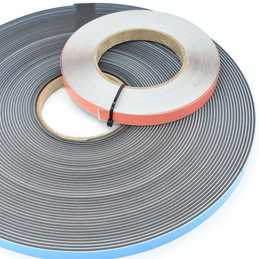 10m of Magnetic Adhesive Tape and 10m of Steel Adhesive Foam Backed Tape For Fixing Secondary Double Glazing and Perspex Window Frames